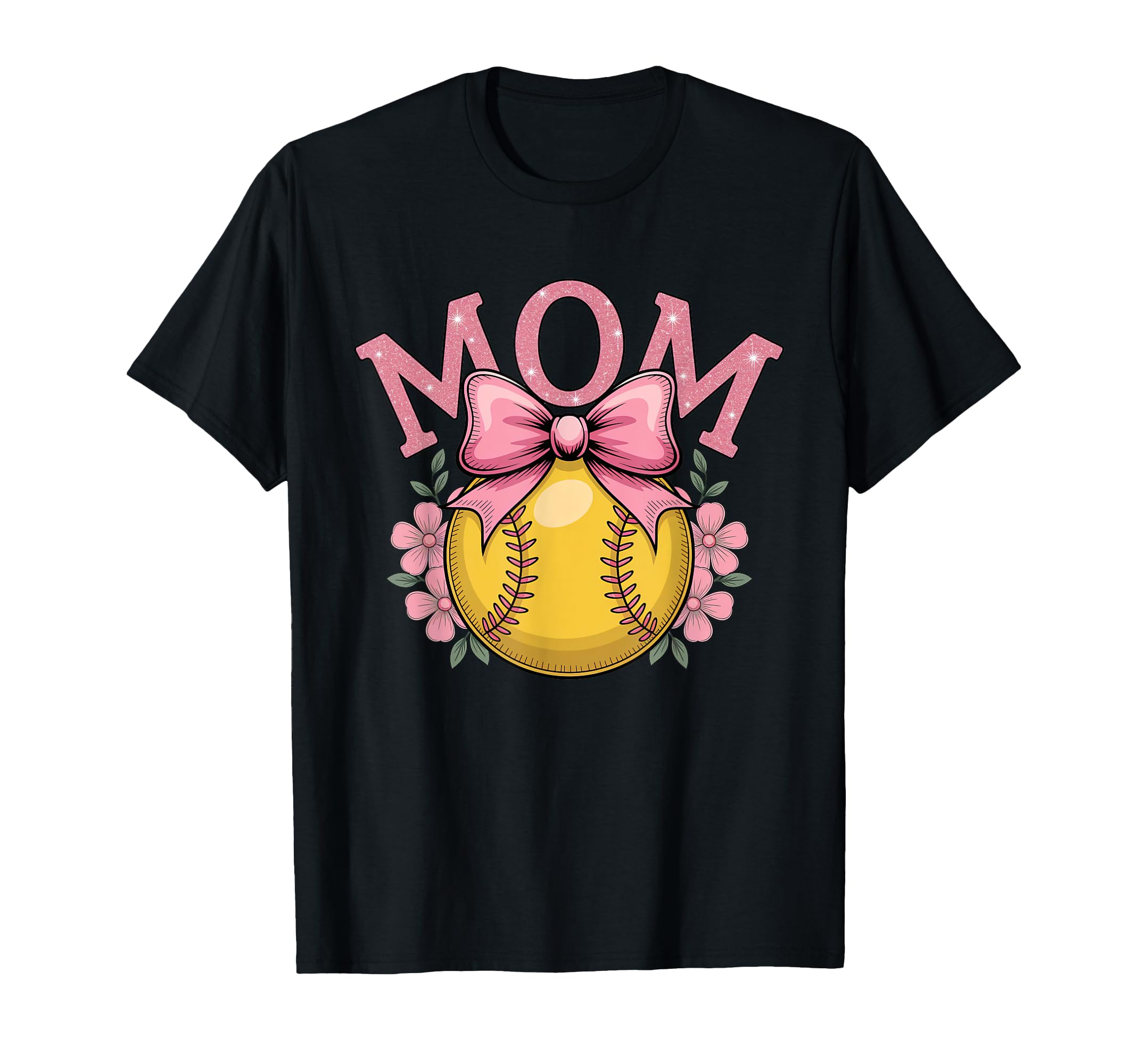 Softball Mom Mothers Day Baseball T-Shirt - Novelty Apparel Men Women - T-Shirt, Sweatshirt, Hoodie