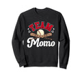 Team Momo Mothers Day Baseball Sweatshirt - Aesthetic Graphic Unisex - T-Shirt, Sweatshirt, Hoodie