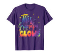 This Grandpa Glows Tie Dye Bright Colors T-Shirt - Streetwear Style Unisex - T-Shirt, Sweatshirt, Hoodie