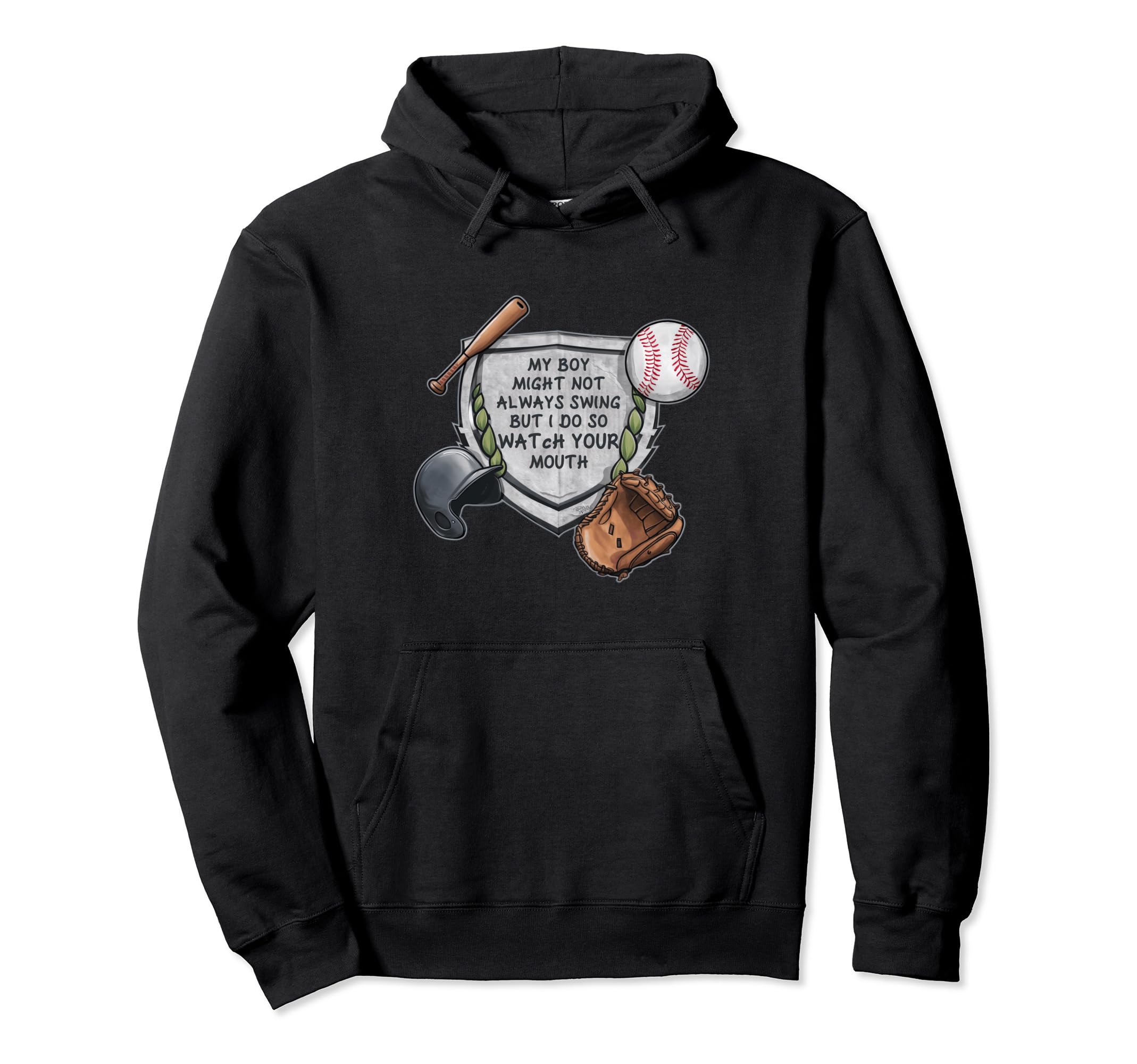 My Might Not Always Swing Funny Hoodie - Fun Novelty Design Unisex - T-Shirt, Sweatshirt, Hoodie