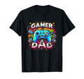 Gamer Dad Game Controller Gaming T-Shirt - Custom Art Print Men Women - T-Shirt, Sweatshirt, Hoodie