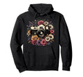Camera Floral Hoodie - Aesthetic Graphic for Adults - T-Shirt, Sweatshirt, Hoodie