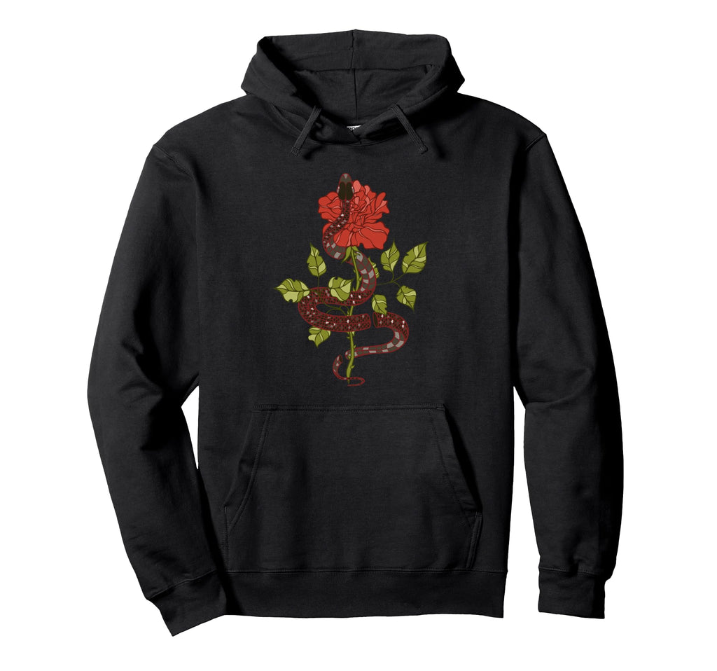 Emo Goth Y2K Alt Fairy Grunge Flower Rose Hoodie - Unique Graphic Unisex - T-Shirt, Sweatshirt, Hoodie