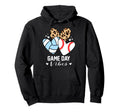 Game Day Vibes Funny Baseball Hoodie - Fun Novelty Design Unisex - T-Shirt, Sweatshirt, Hoodie