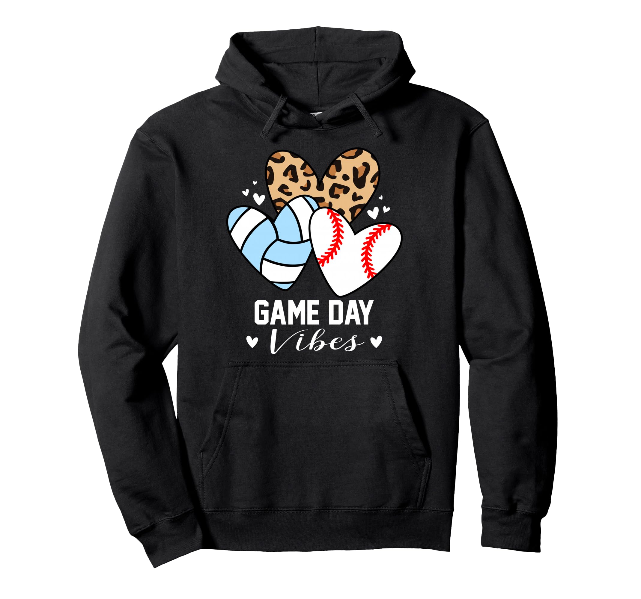 Game Day Vibes Funny Baseball Hoodie - Fun Novelty Design Unisex - T-Shirt, Sweatshirt, Hoodie