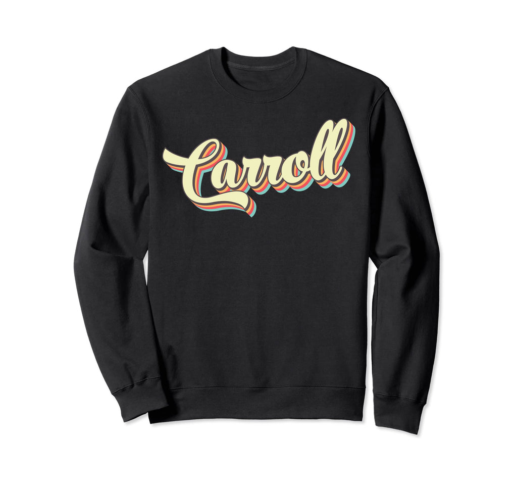Carroll Art Baseball Font Sweatshirt - Unique Graphic Men Women - T-Shirt, Sweatshirt, Hoodie