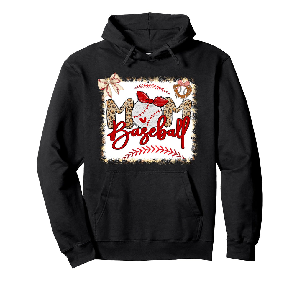 Baseball Mom Mama Mothers Day Baseball Hoodie - Novelty Apparel Men Women - T-Shirt, Sweatshirt, Hoodie