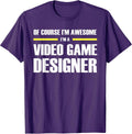 Video Game Designer Collections - Adult & Kids T-Shirts, Sweatshirts & Hoodies apparel design preview 1