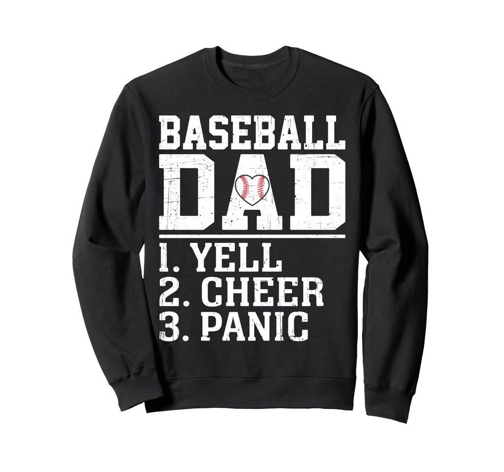Baseball Dad Parent Player Family Sweatshirt - Custom Art Print Unisex - T-Shirt, Sweatshirt, Hoodie