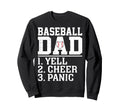 Baseball Dad Parent Player Family Sweatshirt - Custom Art Print Unisex - T-Shirt, Sweatshirt, Hoodie