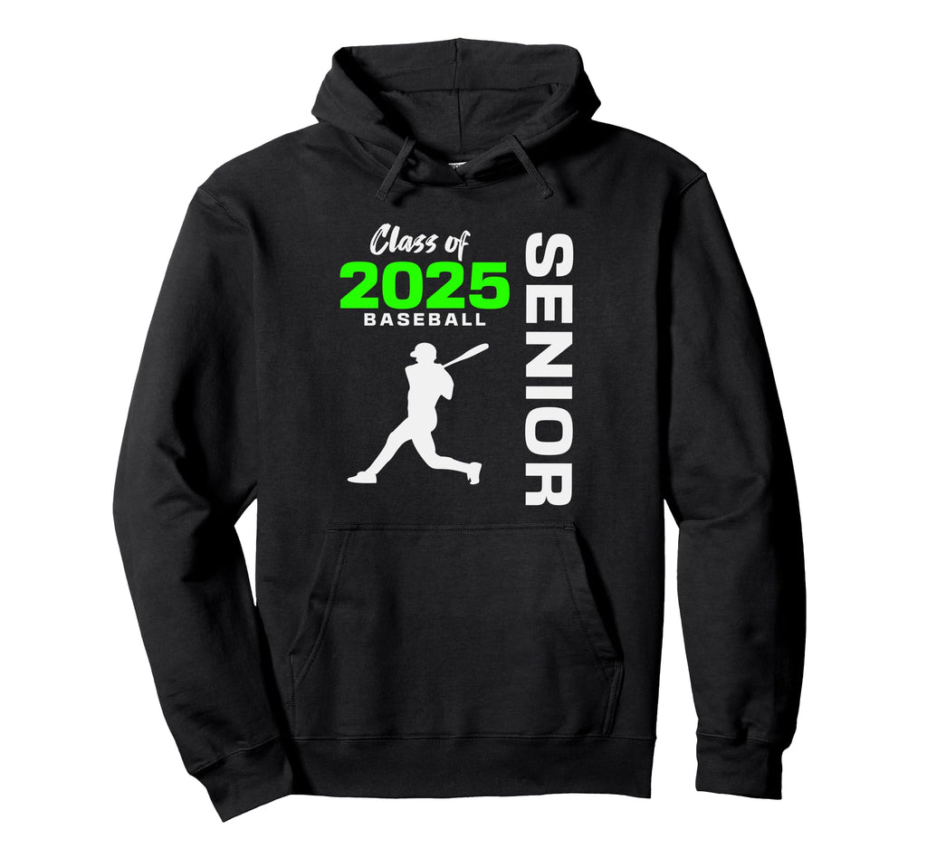 Baseball Senior Matching Class 2025 Hoodie - Streetwear Style for Adults - T-Shirt, Sweatshirt, Hoodie