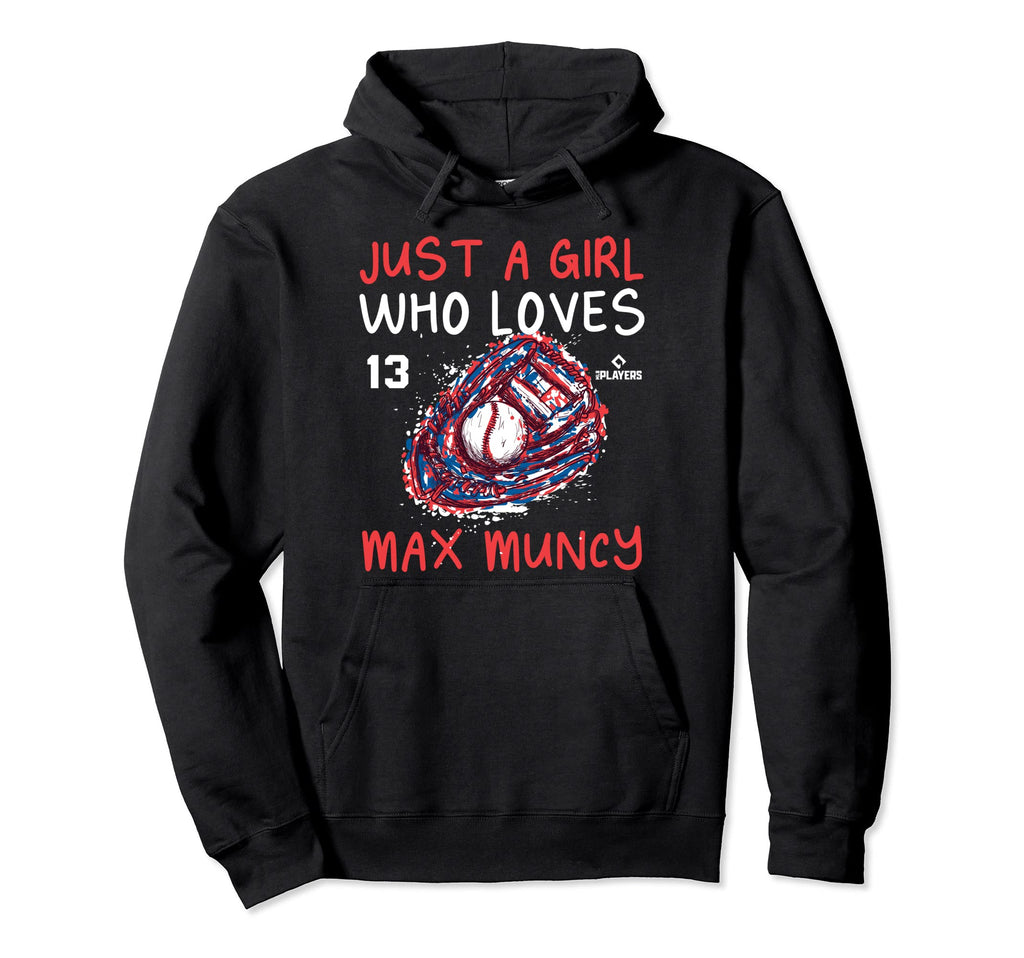 Who Loves Max Muncy Los Angeles Baseball Hoodie - Trendy Graphic Men Women - T-Shirt, Sweatshirt, Hoodie