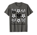 Coquette Bow Soccer Mom Life Game Day T-Shirt - Graphic Print Unisex - T-Shirt, Sweatshirt, Hoodie