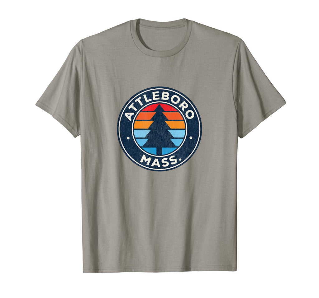 Attleboro Massachusetts Ma 70S T-Shirt - Custom Art Print Men Women - T-Shirt, Sweatshirt, Hoodie