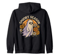 Halloween Spooky Season Floral Ghost Sweatshirt - Graphic Print for Adults - T-Shirt, Sweatshirt, Hoodie