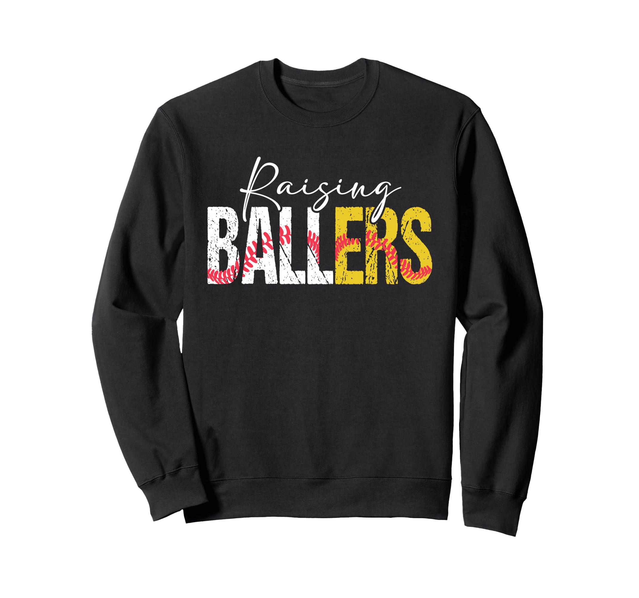 Busy Raising Ballers Baseball Sweatshirt - Casual Everyday Wear for Adults - T-Shirt, Sweatshirt, Hoodie