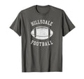 Hillsdale Football Distressed 80S T-Shirt - Trendy Graphic Men Women - T-Shirt, Sweatshirt, Hoodie