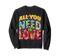 Hippie Flower Power Bohemian Sweatshirt - Streetwear Style for Adults - T-Shirt, Sweatshirt, Hoodie