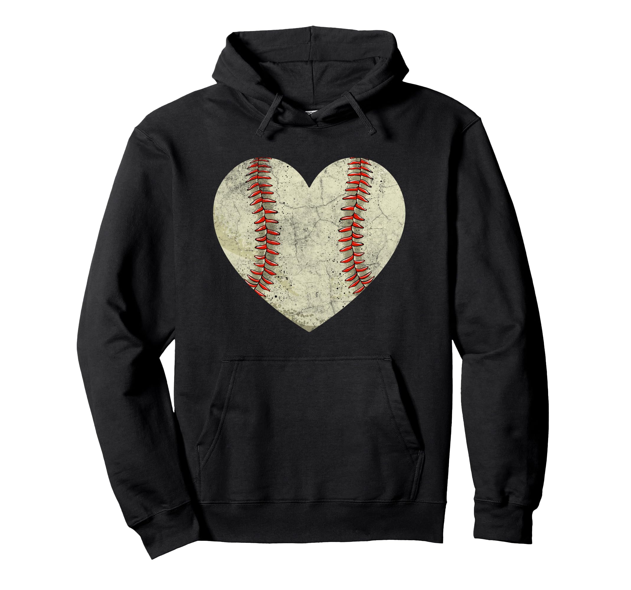 Baseball Heart Mom Dad Sports Player Hoodie - Trendy Graphic Unisex - T-Shirt, Sweatshirt, Hoodie