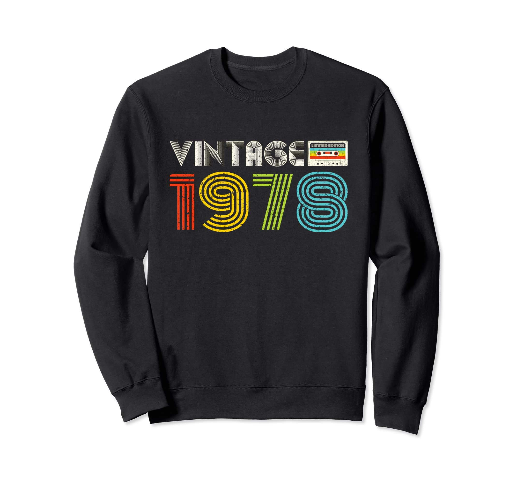 45Th Birthday Gifts 1978 Sweatshirt - Aesthetic Graphic for Adults - T-Shirt, Sweatshirt, Hoodie