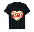 Home Run Mama Heart Shaped Baseball T-Shirt - Minimalist Print Men Women - T-Shirt, Sweatshirt, Hoodie