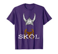 Skol Viking Helmet Nordic Scandinavian T-Shirt - Fun Novelty Design Unisex - T-Shirt, Sweatshirt, Hoodie