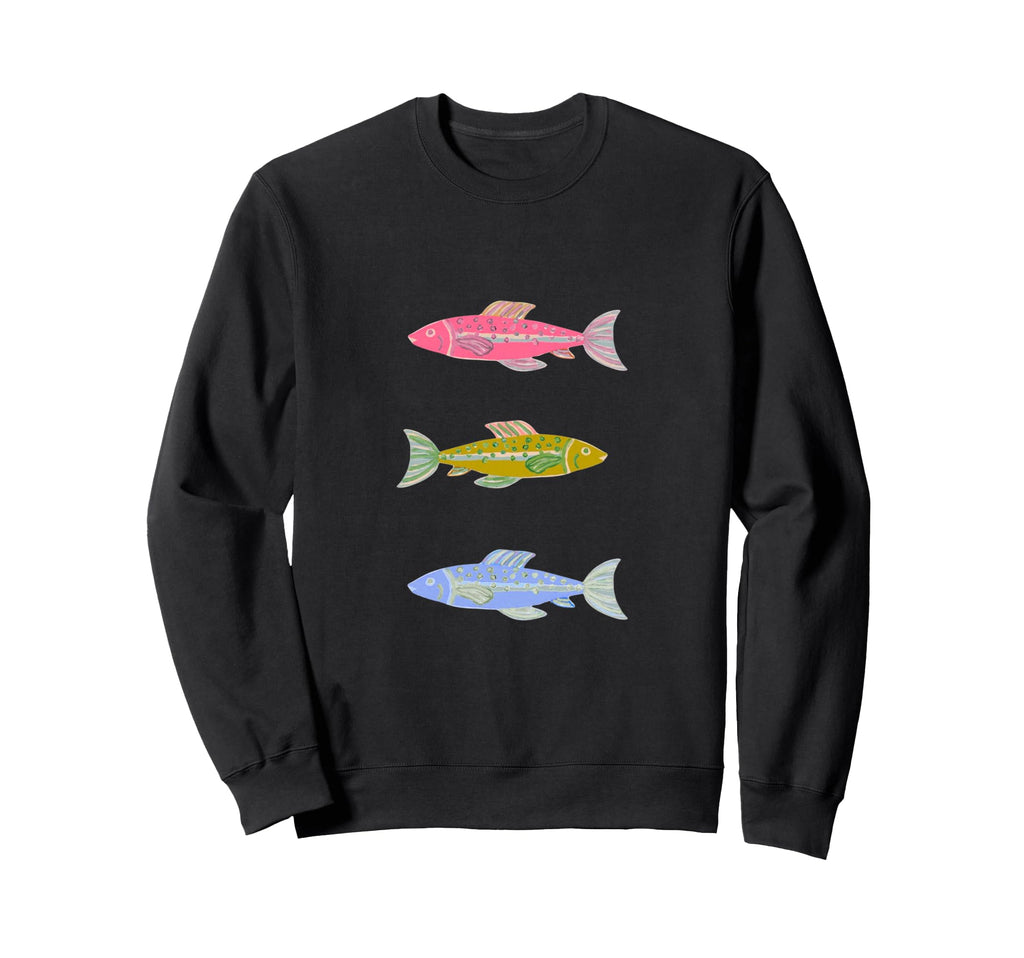 Summer Fish Y2K Sardine Greece Sweatshirt - Minimalist Print Men Women - T-Shirt, Sweatshirt, Hoodie