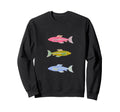 Summer Fish Y2K Sardine Greece Sweatshirt - Minimalist Print Men Women - T-Shirt, Sweatshirt, Hoodie