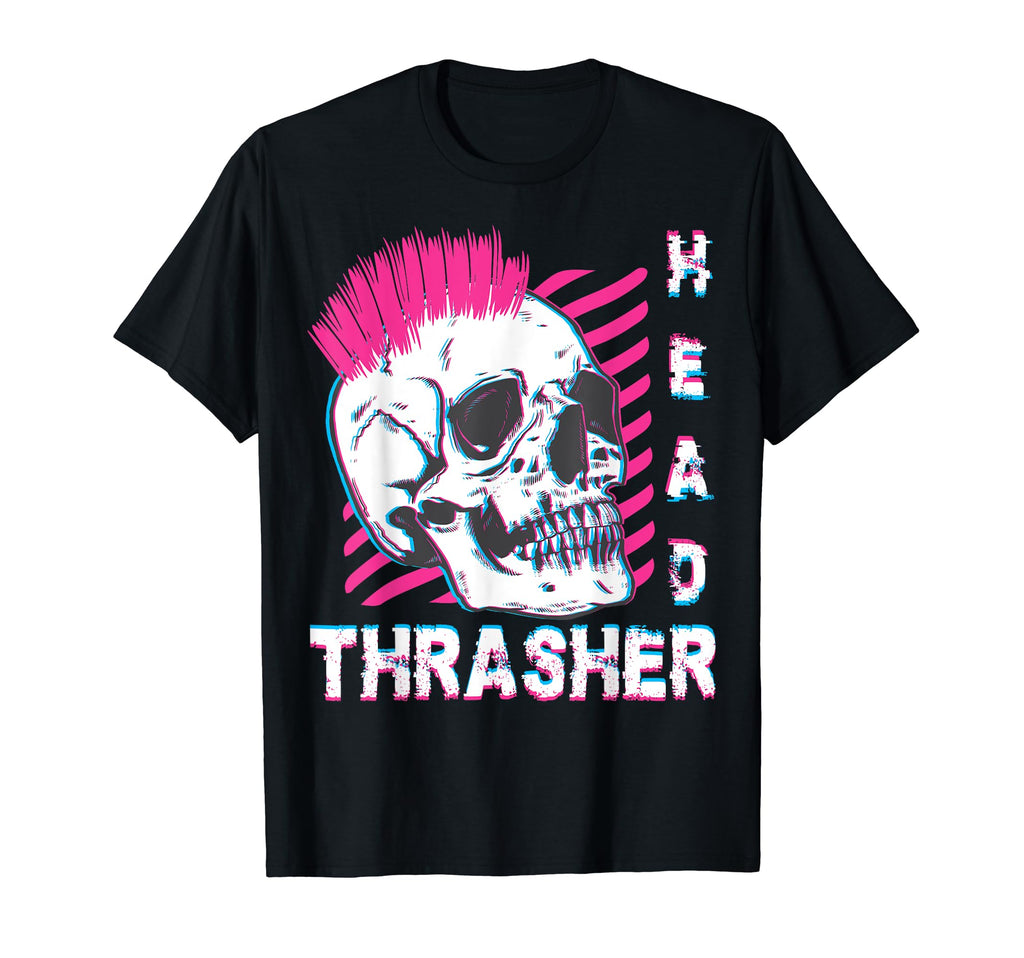 Thrasher Head Distressed Skull Skater T-Shirt - Streetwear Style for Adults - T-Shirt, Sweatshirt, Hoodie