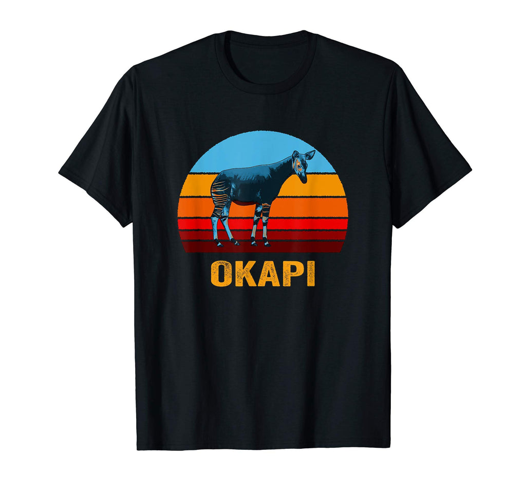 Sunset Okapi T-Shirt - Trendy Graphic for Adults - T-Shirt, Sweatshirt, Hoodie