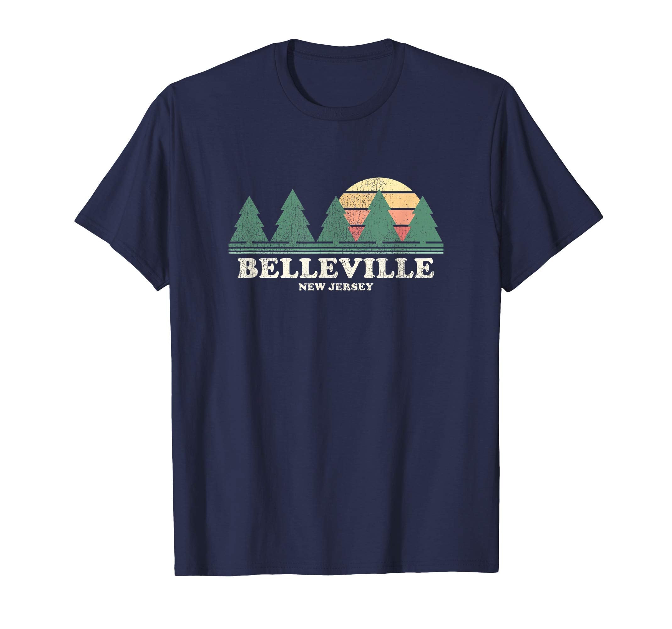 Belleville Nj Throwback 70S T-Shirt - Streetwear Style Unisex - T-Shirt, Sweatshirt, Hoodie