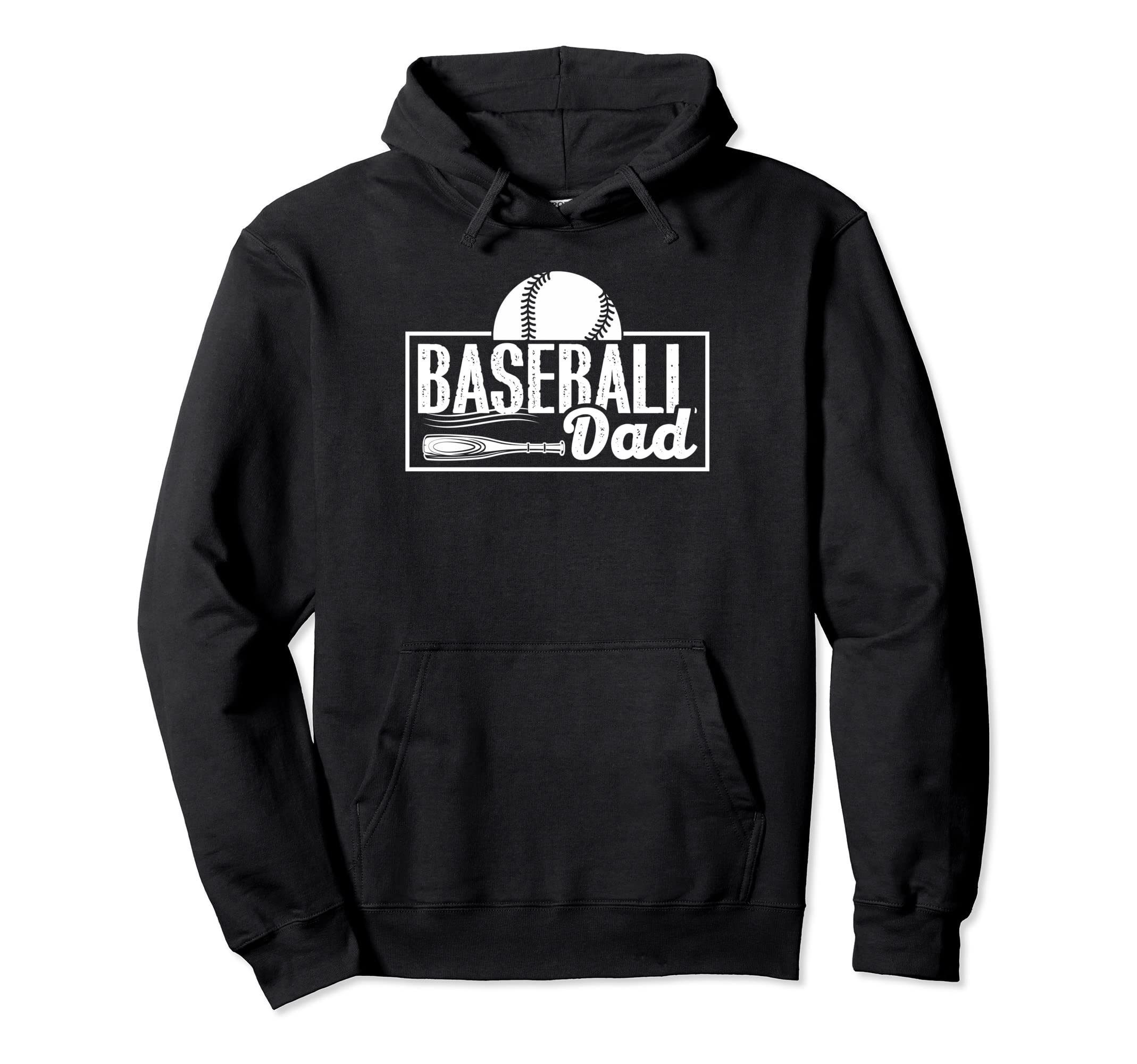 Baseball Dad Funny Baseball Gifts Papa Hoodie - Unique Graphic Unisex - T-Shirt, Sweatshirt, Hoodie