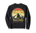 Badlands National Park Outdoor Sweatshirt - Minimalist Print for Adults - T-Shirt, Sweatshirt, Hoodie