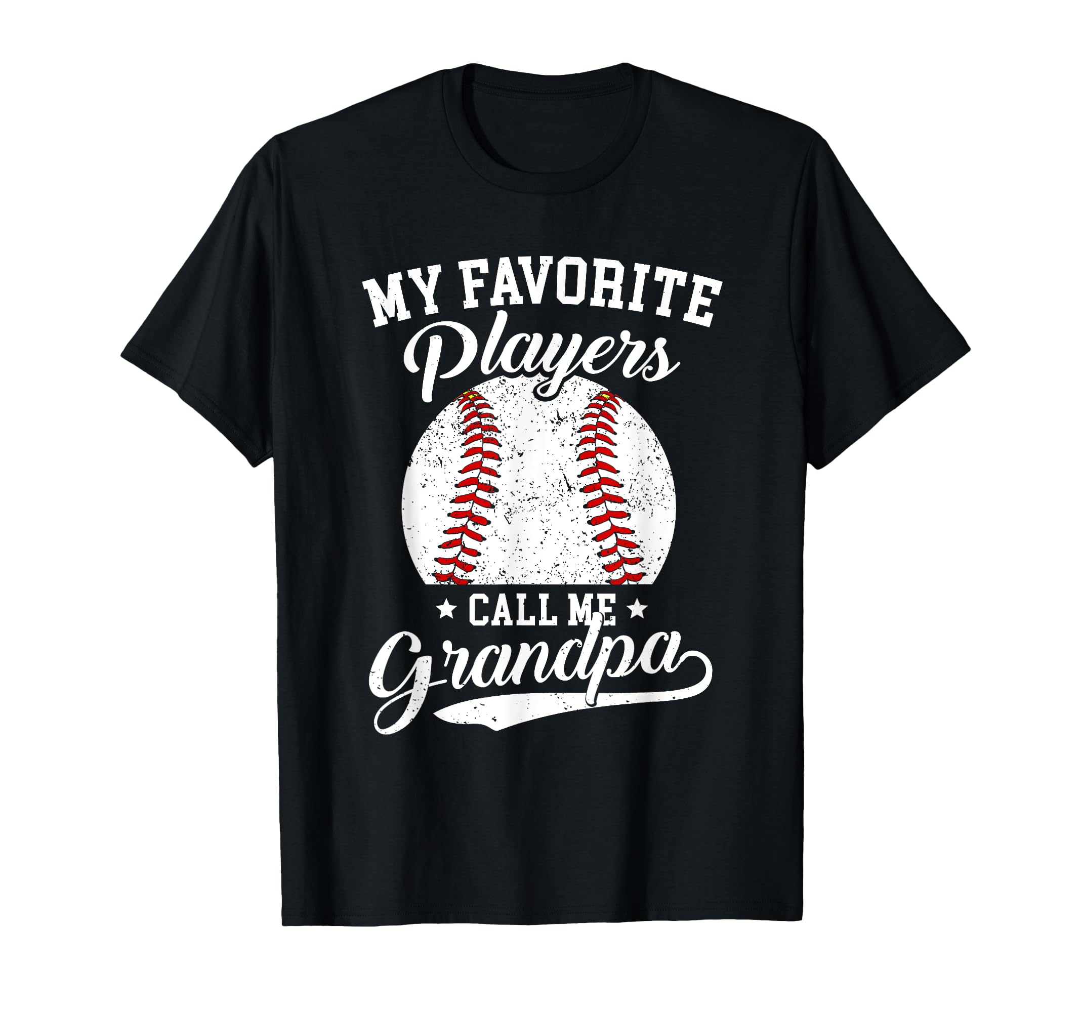 Baseball Grandpa My Favorite T-Shirt - Aesthetic Graphic for Adults - T-Shirt, Sweatshirt, Hoodie