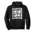 Coquette Baseball Auntie Matching Family Bow Hoodie - Trendy Graphic Unisex - T-Shirt, Sweatshirt, Hoodie