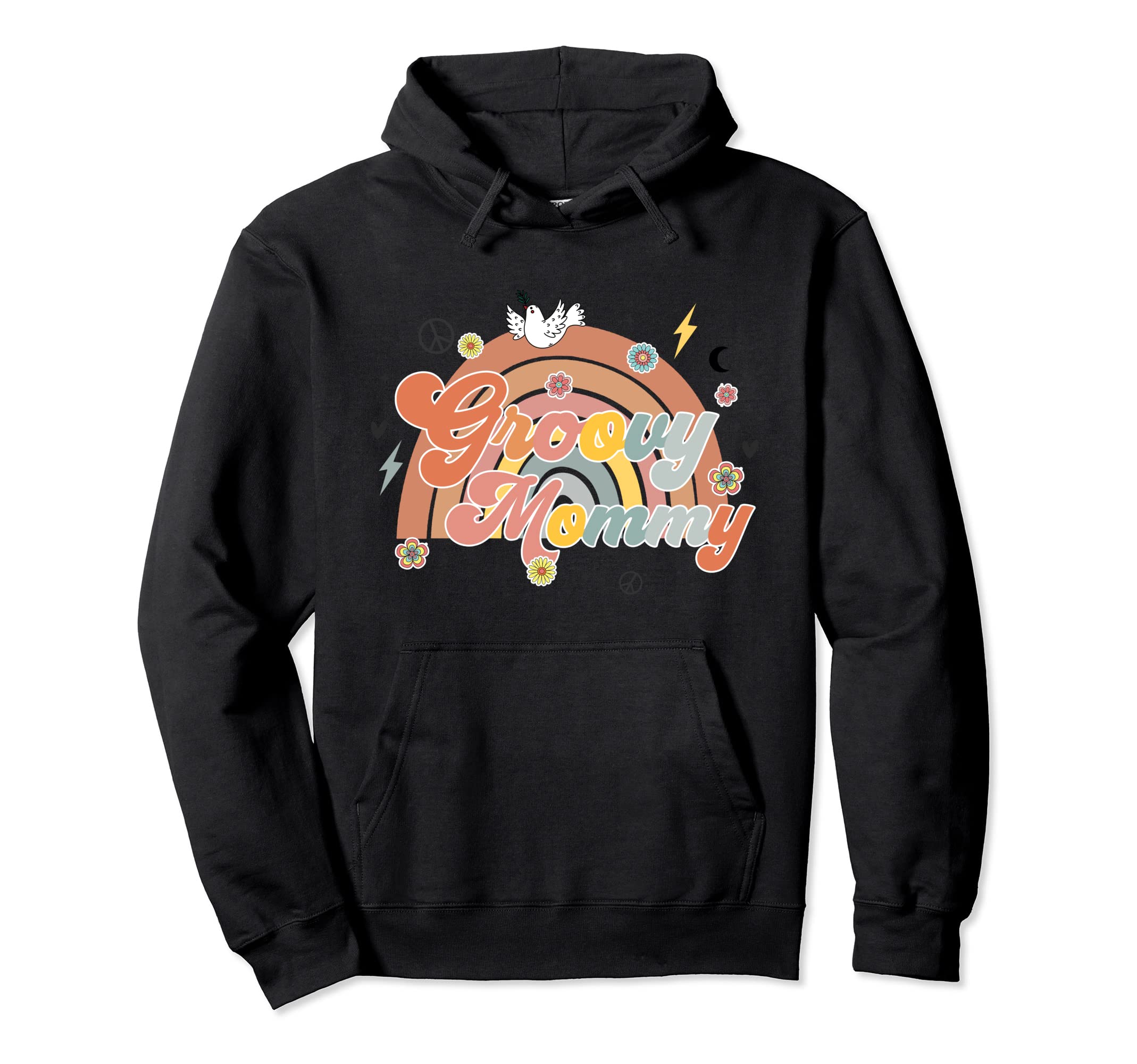 Groovy Mommy Matching Family Shower Hoodie - Streetwear Style Men Women - T-Shirt, Sweatshirt, Hoodie