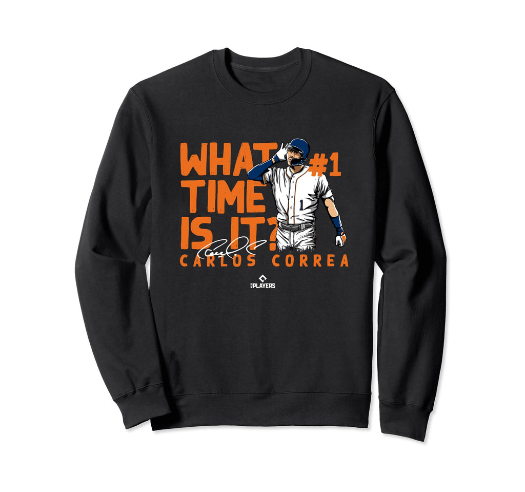 What Time Is It Carlos Correa Funny Sweatshirt - Custom Art Print Unisex - T-Shirt, Sweatshirt, Hoodie