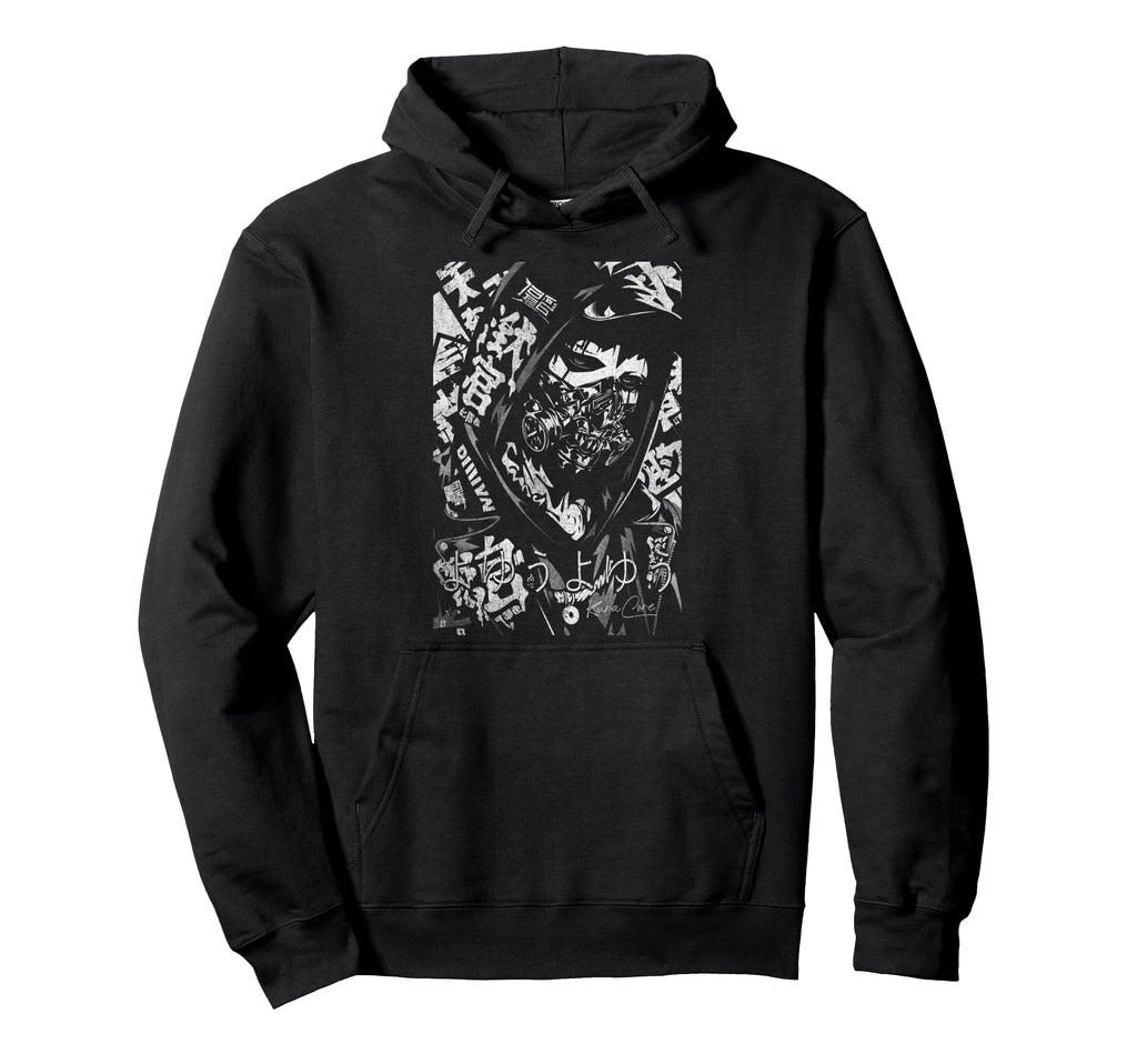 Japanese Streetwear Cyberpunk Y2K Hoodie - Minimalist Print Unisex - T-Shirt, Sweatshirt, Hoodie