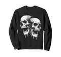Screaming Skull Skulls Grunge 90S Gothic Sweatshirt - Graphic Print Unisex - T-Shirt, Sweatshirt, Hoodie