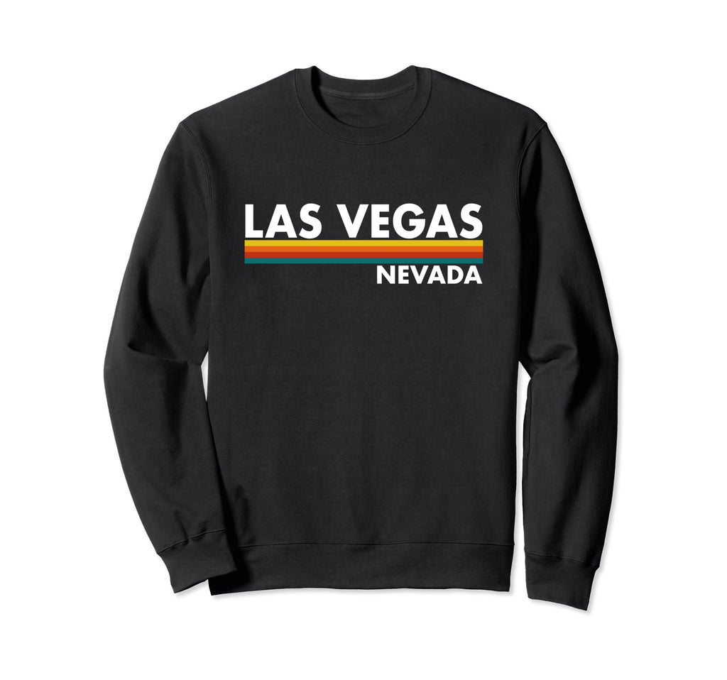 Las Vegas Nevada Nv Lv Stripes Sweatshirt - Unique Graphic Men Women - T-Shirt, Sweatshirt, Hoodie
