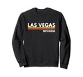 Las Vegas Nevada Nv Lv Stripes Sweatshirt - Unique Graphic Men Women - T-Shirt, Sweatshirt, Hoodie