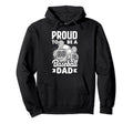 Proud To Be Baseball Dad Fathers Day Hoodie - Casual Everyday Wear Unisex - T-Shirt, Sweatshirt, Hoodie