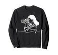 Camera Line Art Photography Sweatshirt - Aesthetic Graphic Unisex - T-Shirt, Sweatshirt, Hoodie