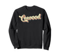 Cawood Art Baseball Font Sweatshirt - Minimalist Print for Adults - T-Shirt, Sweatshirt, Hoodie