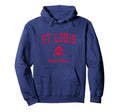 St Louis Baseball Throwback Hoodie - Minimalist Print for Adults - T-Shirt, Sweatshirt, Hoodie