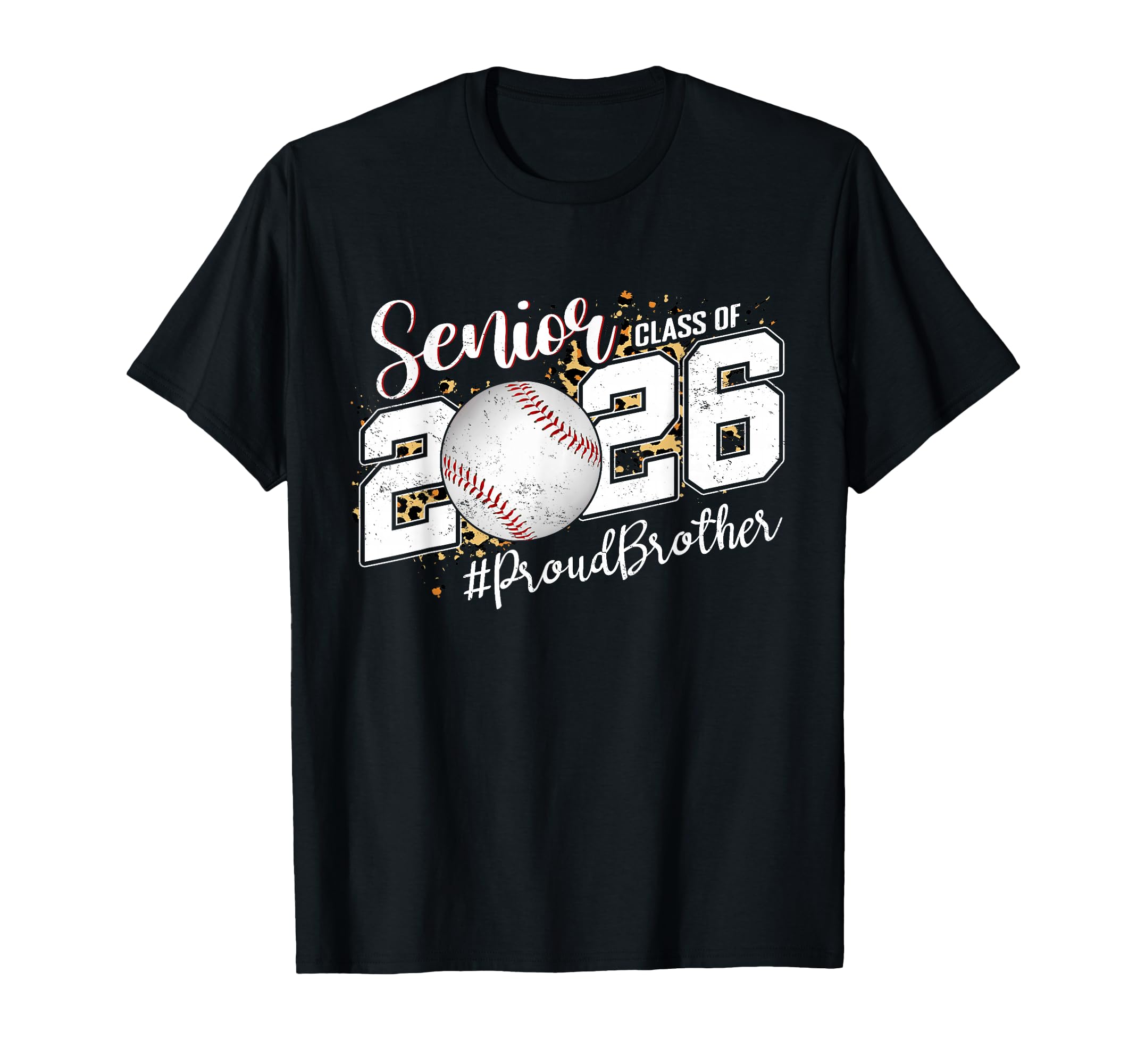 Proud Senior Brother Class 2026 Baseball T-Shirt - Minimalist Print Unisex - T-Shirt, Sweatshirt, Hoodie