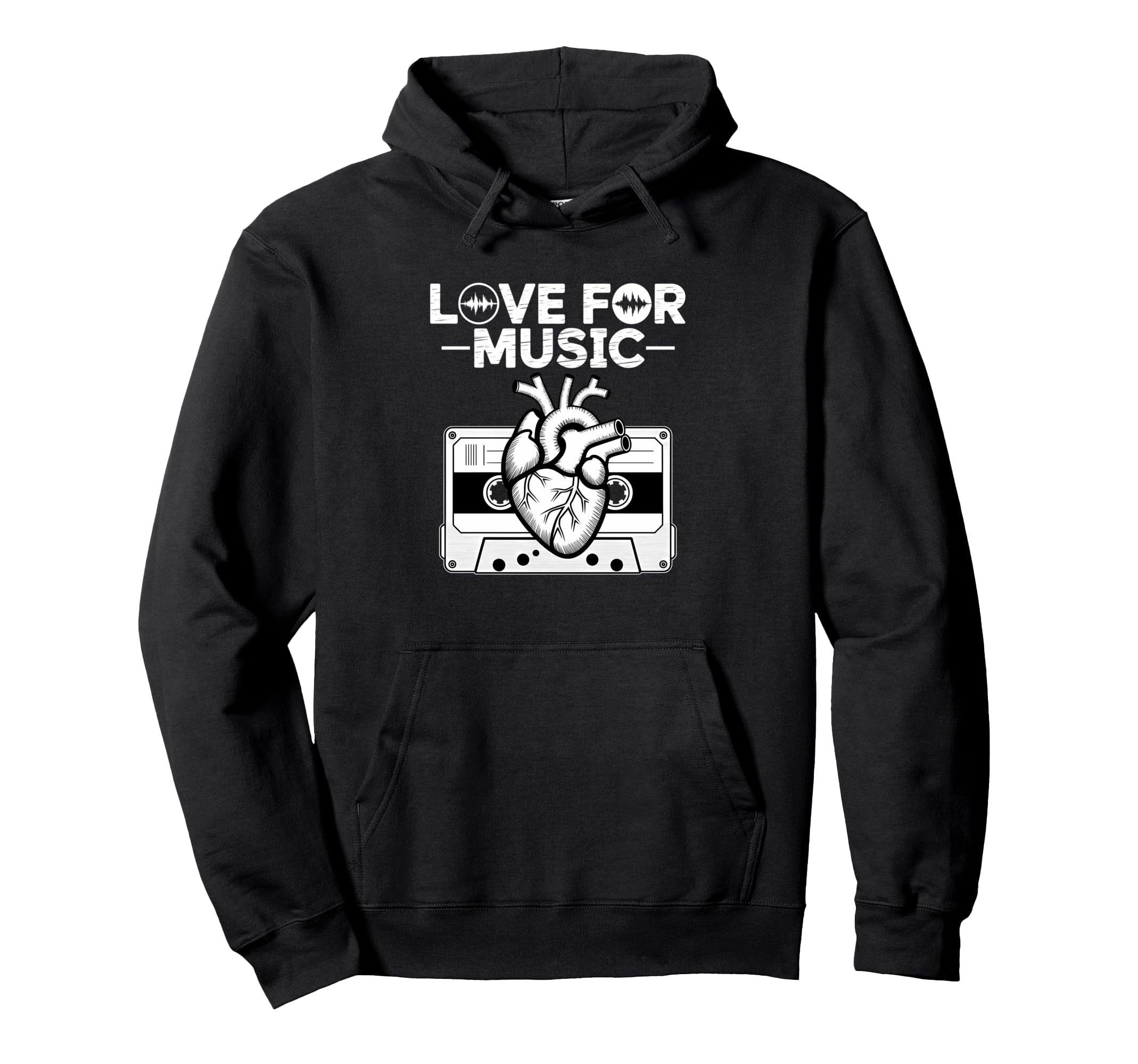 Hiphop Love Music Old School Beats Hoodie - Graphic Print Unisex - T-Shirt, Sweatshirt, Hoodie
