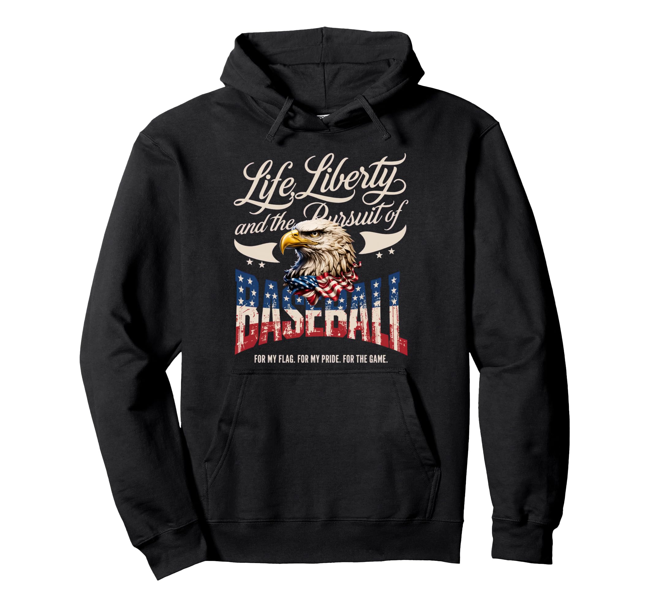 Proud Baseball Hoodie - Casual Everyday Wear for Adults - T-Shirt, Sweatshirt, Hoodie