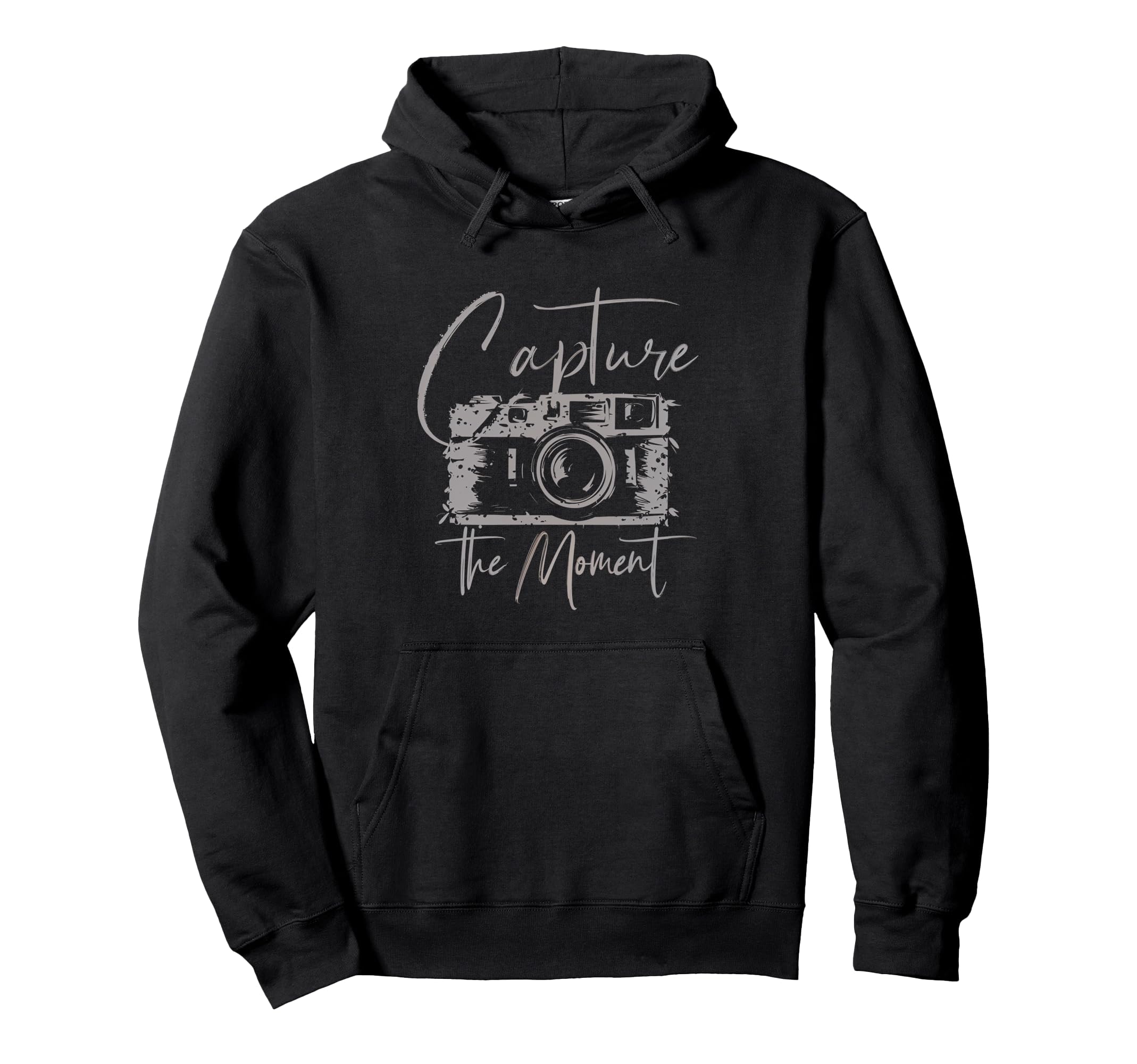 Capture Moment Photography Camera Camera Hoodie - Trendy Graphic Unisex - T-Shirt, Sweatshirt, Hoodie