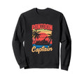 Pontoon Captain Tropical Sunset Sweatshirt - Graphic Print Unisex - T-Shirt, Sweatshirt, Hoodie
